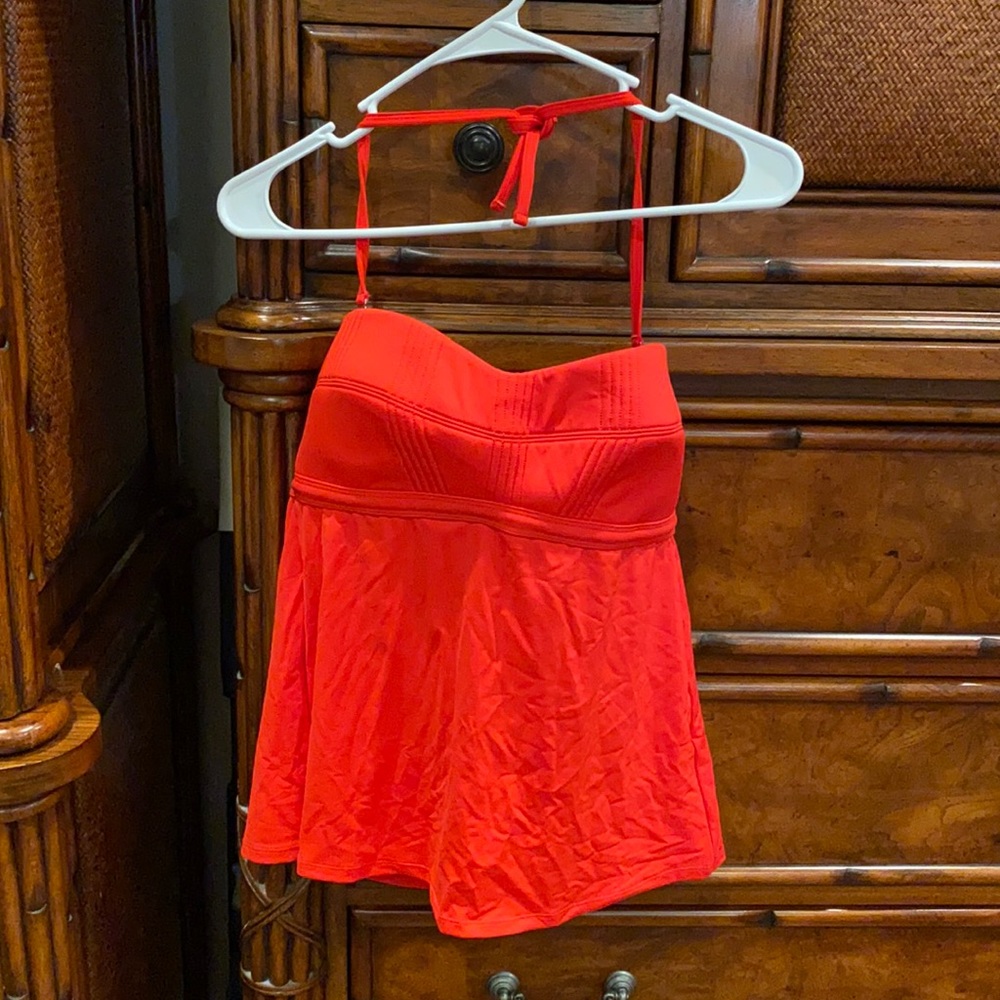 Athlete Tankini Swimsuit Red Xlarge